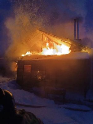 Пожар произошел в жилом доме в Альметьевском районе