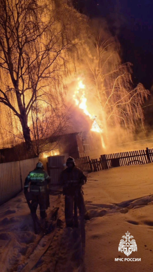 В Верхнеуслонском районе в пожаре погиб человек