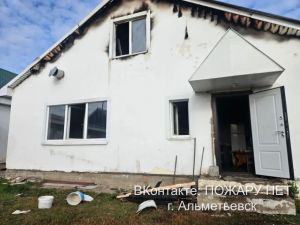 В Альметьевске загорелась баня из-за нарушений правил установки дымохода