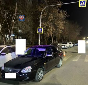 В Альметьевске на пешеходном переходе сбили женщину