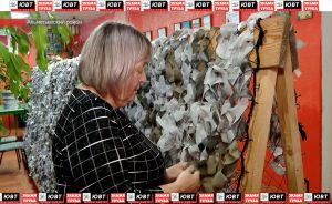 110 маскировочных сетей отправили волонтеры села Борискино «за ленточку»