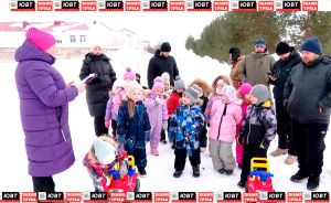 В Нижней Мактаме в детском саду прошла зарница «С папой безопасно!»