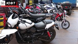 В Лениногорском районе задержали несовершеннолетнего питбайкера