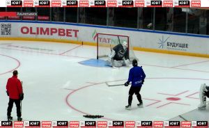 Альметьевская хоккейная команда «Нефтяник» провела открытую тренировку для болельщиков