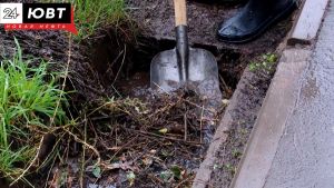 В Альметьевске проводится расконсервация ливневок