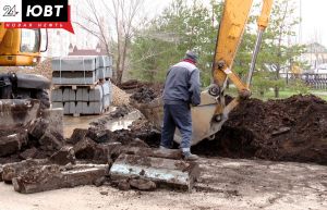 В Альметьевске продолжается реализация программы «Наш двор»