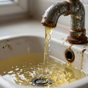 Лениногорцы массово жалуются на ржавую воду из крана