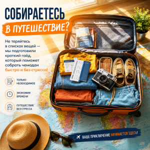 Как собраться в путешествие: практичный гайд по сборам без стресса