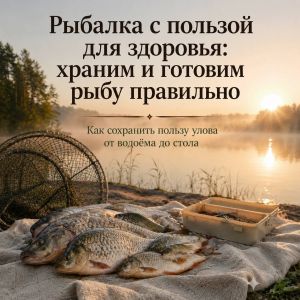 Рыбалка с пользой для здоровья: храним и готовим рыбу правильно