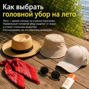 Как выбрать головной убор на лето: гид по защите от солнца и стилю