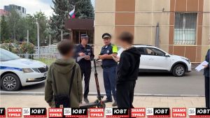 Рейд по средствам индивидуальной мобильности прошел в Альметьевске