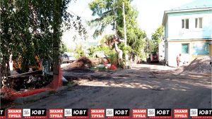 В одном из дворов Альметьевска затянулось благоустройство