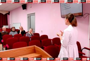 Лекция школы здоровья прошла в Альметьевской центральной районной больнице