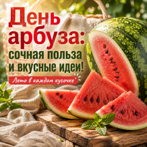Эксперты рассказали, как выбрать сочный арбуз