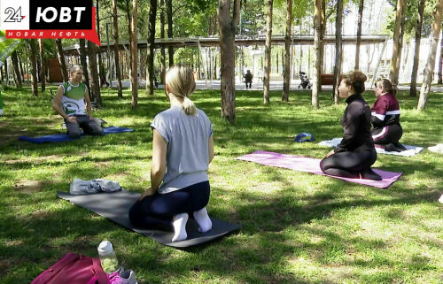 В Альметьевске в парке «Здоровье» состоится фестиваль йоги