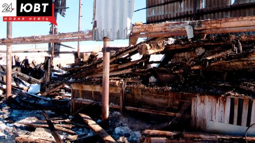 В Альметьевском районе произошел пожар в Новом Суркино