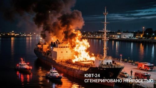 Ночью в Тукаевском районе загорелось прогулочное судно